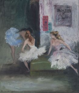 908.  ENRIQUE NAVARRO (Madrid, 1924 - 1997)Bailarinas