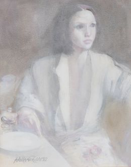 880.  ADOLFO ESTRADA (San José, California, 1927 - Santanyí, Mallorca, 2020)Figura femenina, 1982