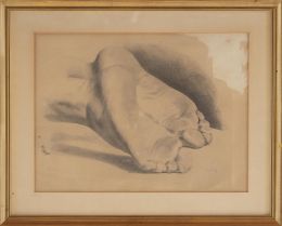 846.  JUAN LUNA Y NOVICIO (Filipinas, 1857-Hong-Kong, 1899)  Estudio de pies
