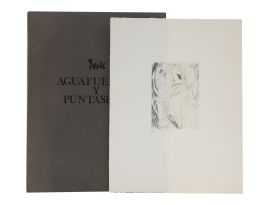 871.  FRANCISCO BORES (Madrid, 1898 - París, 1972)Bores. Aguafuertes y puntasecas, 1978