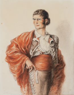 852.  IGNACIO ZULOAGA Y ZABALETA Eibar (Guipuzcoa), 1870 - Madrid, 1945)Torero