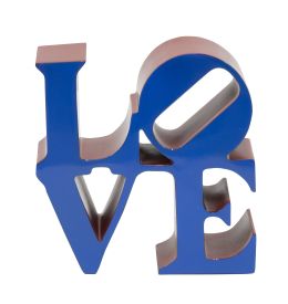 987.  ROBERT INDIANA (New Castle, Indiana, 1928 - Vinalhaven, Maine, 2018)Love Blue Red