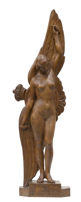 919.1.  MANUEL DELGADO BRACKENBURY (Las Cabezas de San Juan, 1882 - Sevilla, 1941)​​Desnudo femenino, 1930