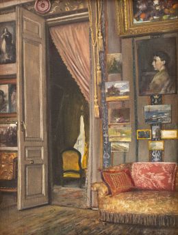 833.  JOSÉ MARÍA SUAY DAGUÉS (Valencia, 1865- Madrid, 1938)La casa del artista