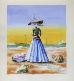 931.  JOSÉ GARCÍA NAREZO (Madrid, 1922 - México, 1994)La dama del mar, 1944