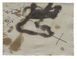 1059.  ANTONI TÀPIES (Barcelona, 1923 - 2012)Pied, 1984