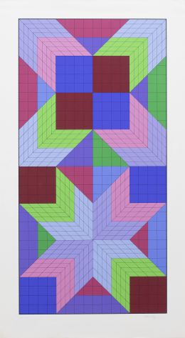 1068.  VÍCTOR VASARELY (Pécs, Hungría, 1906 - París, 1997)Door, c.1980