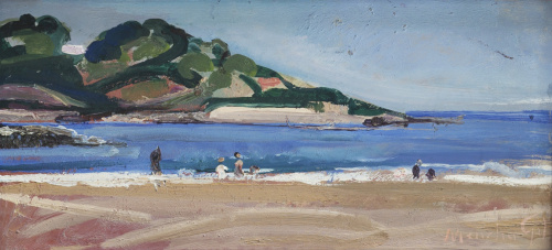 MENCHU GAL (Irún, 1918 - 2008)Playa de Fuenterrabía