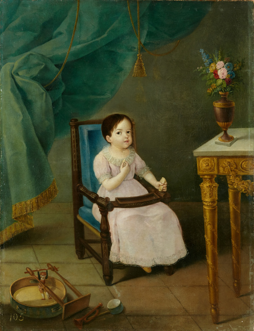 ESCUELA COLONIAL, H. 1800Retrato de niña.