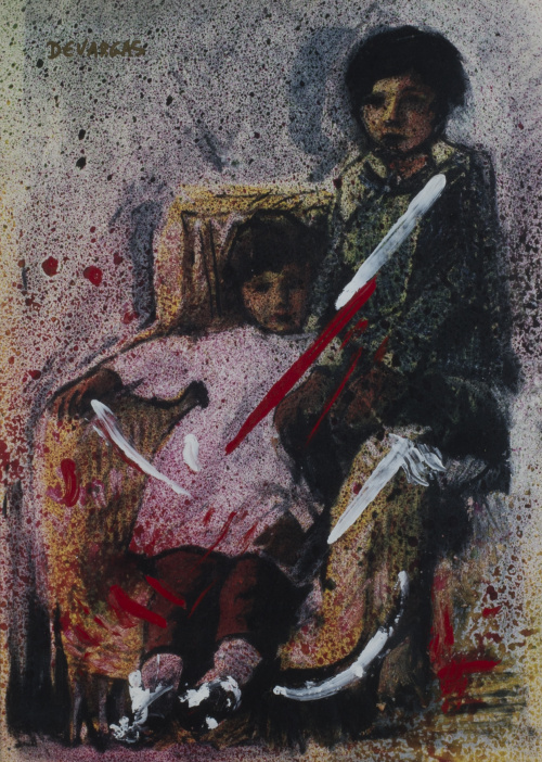 RAMÓN DE VARGAS (Guecho, Vizcaya, 1934)Dos niños