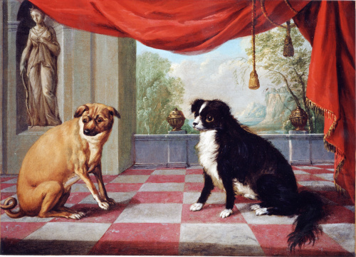 JAN VAN KESSEL III (Amberes, 1654- Madrid, 1708)“Dos perro