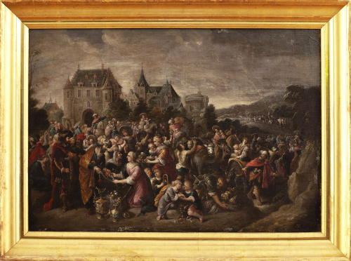 FRANS FRANCKEN (Escuela flamenca, siglo XVII)El Éxodo: La