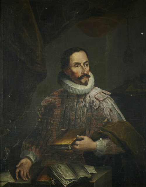 PEDRO RODRÍGUEZ DE MIRANDA (1696- 1766)Retrato de Cervante