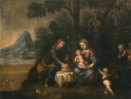 PEDRO DE MOYA (Granada, c. 1610- 1674)Descanso de la Huid