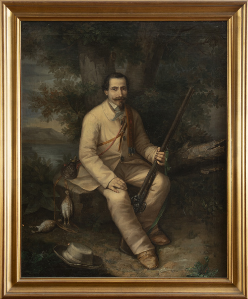 FRANCISCO MARTÍNEZ YAGO (Valencia, 1814-1895)Retrato de c