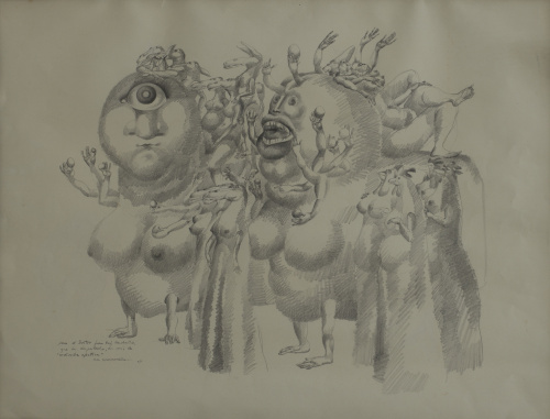 JOSEP PLA-NARBONA (Barcelona, 1928)Personajes, 1967