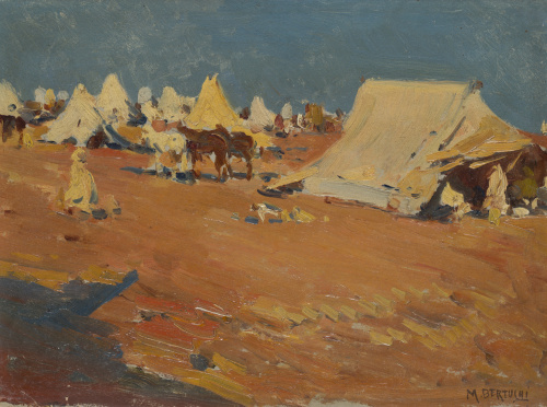 MARIANO BERTUCHI (Granada, 1885-Tetuán, 1955)Campamento