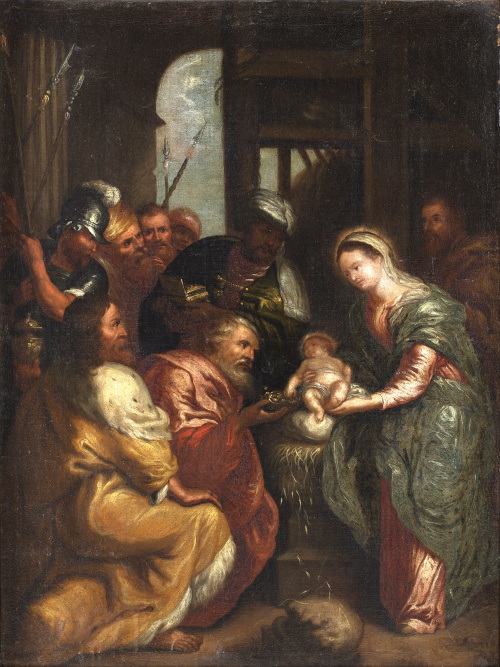 CÍRCULO DE PEDRO PABLO RUBENS (Escuela flamenca, siglo XVII