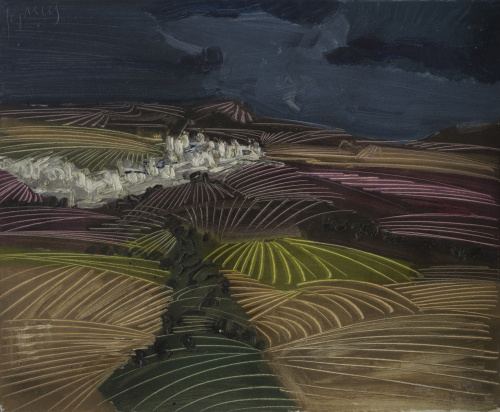 JUAN GARCÉS (Marín, 1935 - Madrid,  2014)Paisaje