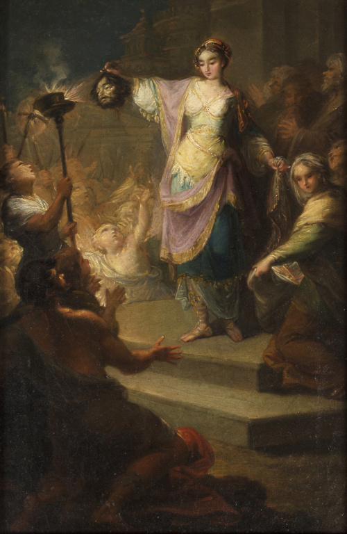 FRANCISCO LLÁCER (1781-1857)Judith entrando en Betulia con