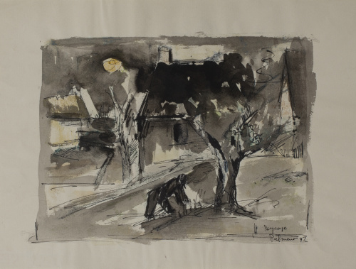 JOSÉ PALMEIRO (Madrid, 1901 -  Libourne, 1984)Paisaje, 1942