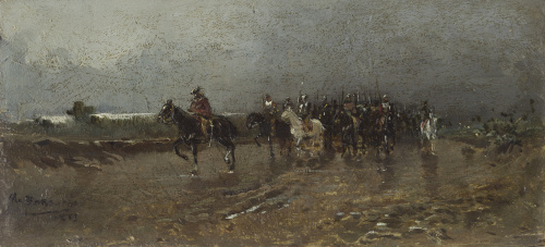 MARIANO BARBASÁN LAGUERUELA  (Zaragoza, 1864-1924)Escena mi