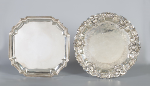 Cubiertos de servir de plata ley 830.Copenague, 1915-1930.