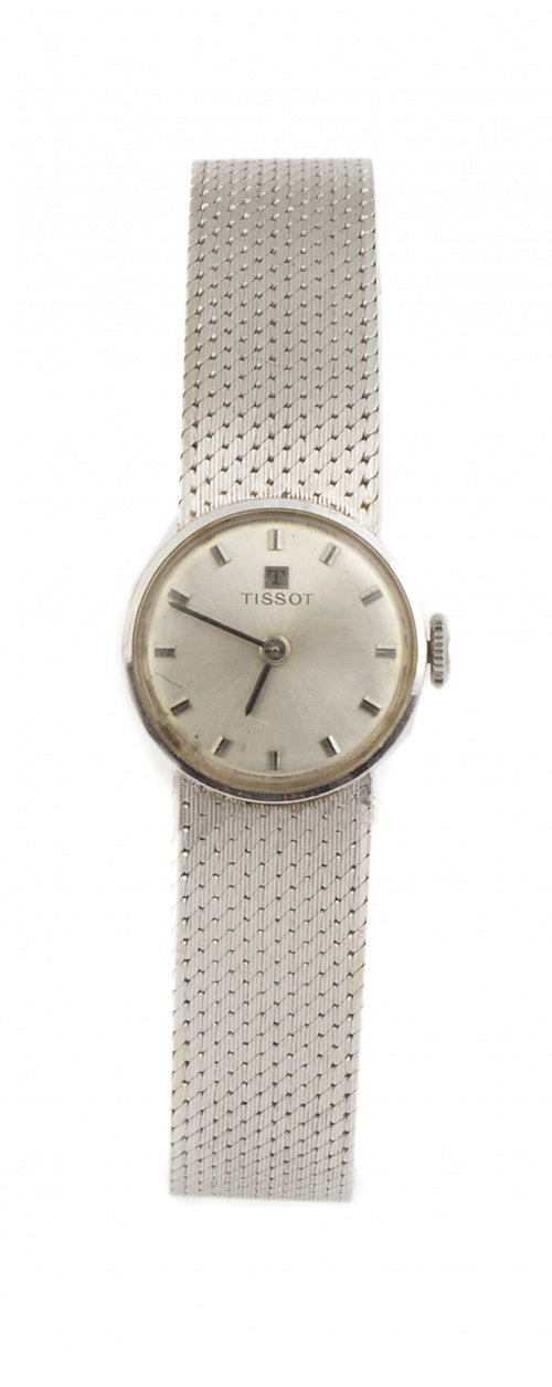 Reloj TISSOT a os 60 en oro blanco de 18K