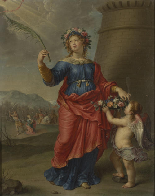 PIETER VAN LINT (Amberes, 1609-1690)Santa Bárbara, 1669