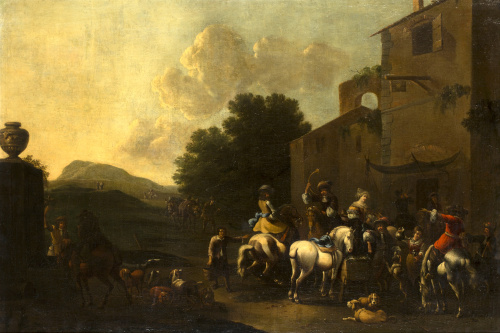 SEGUIDOR DE PHILIPH WOUWERMAN (Escuela holandesa, siglo XVI