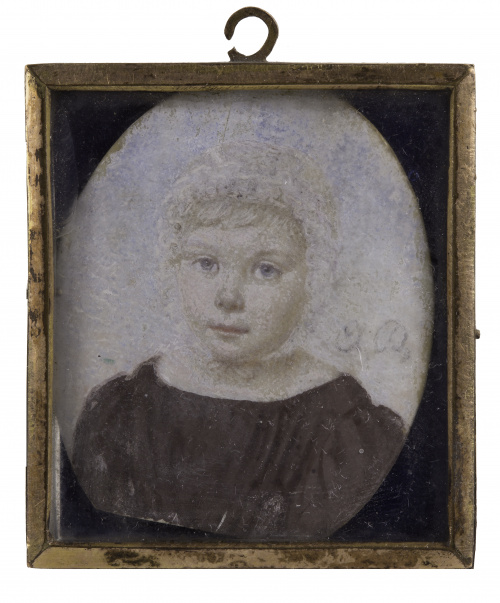 A.D (Escuela centroeuropea, siglo XIX)Retrato de niña