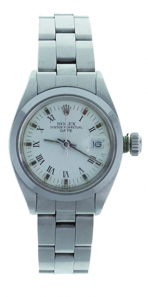 Reloj ROLEX oyster perpetual date lady en acero