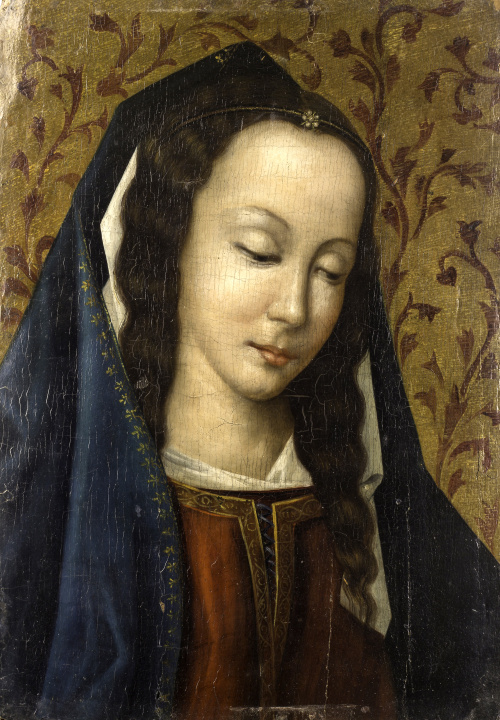 ESCUELA HISPANO- FLAMENCA, H.1500-1530Virgen sobre un fond