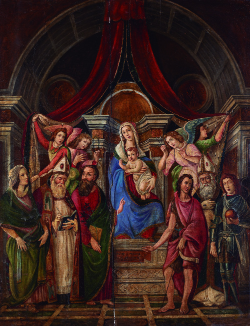 COPIA DE SANDRO BOTTICELLI (Escuela italiana, siglo XIX)V