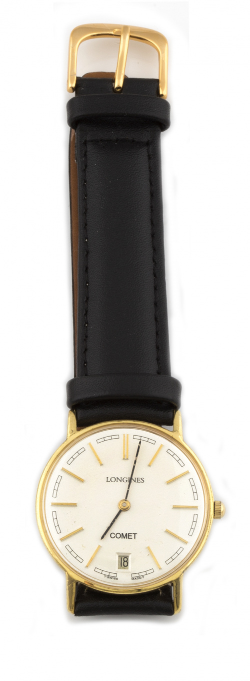 Reloj LONGINES modelo Comet años 50 chapado en oro .