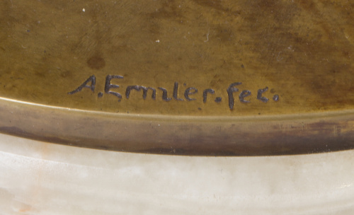 A. Ermler, A. Ermler DamaFigura crisolenfantina de bron