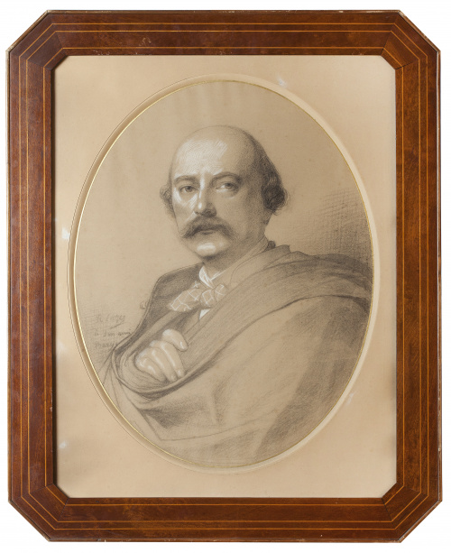 ROMAIN CAZES (1808-1881), ROMAIN CAZES (1808-1881)Retrato