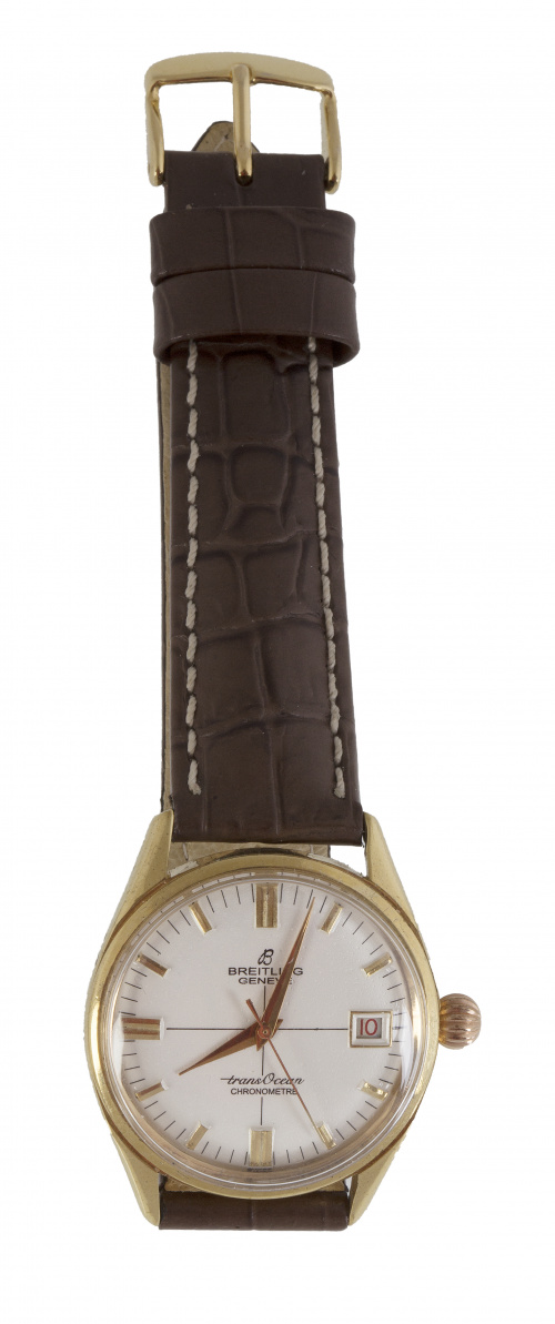 Reloj BREITLING transocean años 50-60 en plaqué or