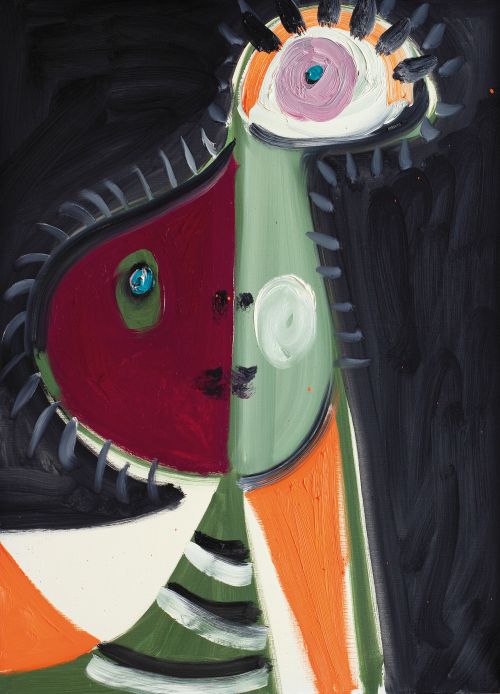 GEORGE CONDO (Concord, New Hampshire, 1957)Abstract child