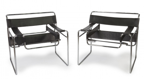 Silla Wassily o Modelo B3, según Marcel Breuer (1902-1981).