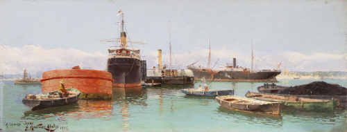 JUAN MARTÍNEZ ABADES  (Gijón, 1862-Madrid, 1920), JUAN MART