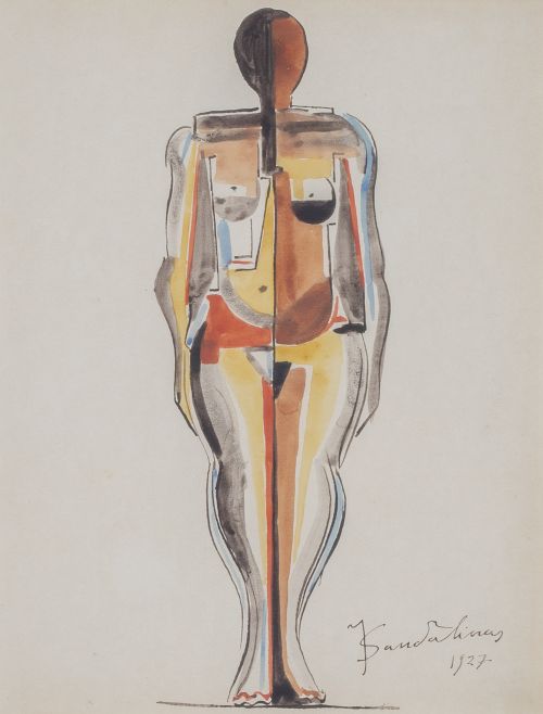 JOAN SANDALINAS (Barcelona, 1903 - 1991)Figura, 1927