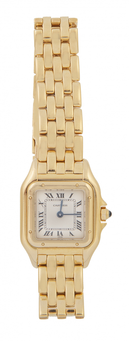 Reloj CARTIER Panthere cuarzo de sra en oro amarillo de 18 