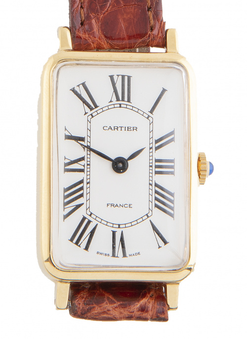 Reloj de pulsera CARTIER en plata plaqué or