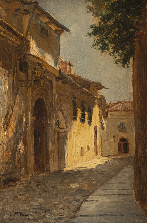 JOSÉ MARÍA SUAY DAGUÉS (Valencia, siglo XIX-XX)Calle de l