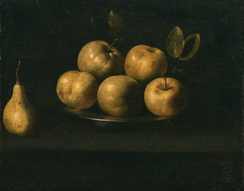 JUAN DE ZURBARÁN (Llerena, 1620- Sevilla, 1649)Plato de m