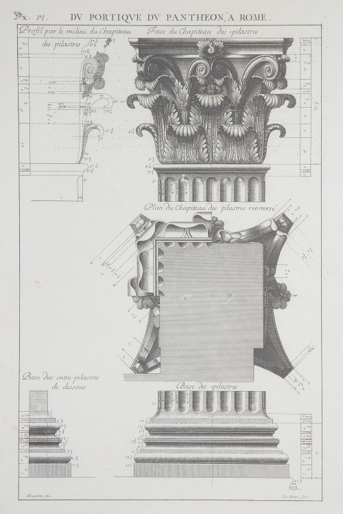 ANTOINE BABUTY DESGODETZ (1653-1728)Los edificios de la a