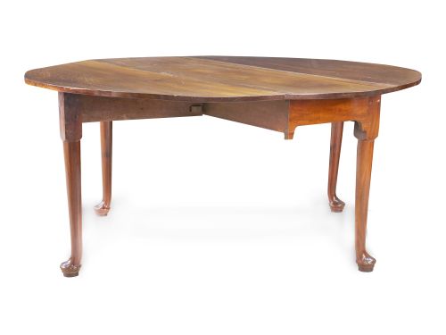 Mesa de comedor plegable de estilo Jorge II. Inglaterra, 