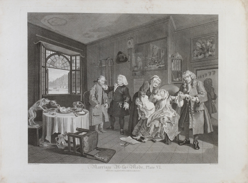 WILLIAM HOGARTH (Londres,1697-1764)"Marriage à la Mode"