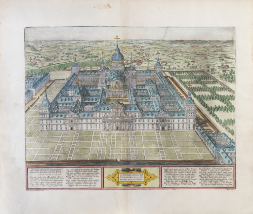 ABRAHAM ORTELIUS (Amberes, 1527- 1598)Vista del Monasteri